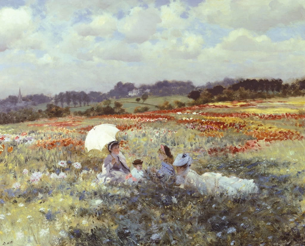 Giuseppe De Nittis - Campi vicino a Londra